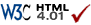W3C Validated HTML 4.01 Transitional Code